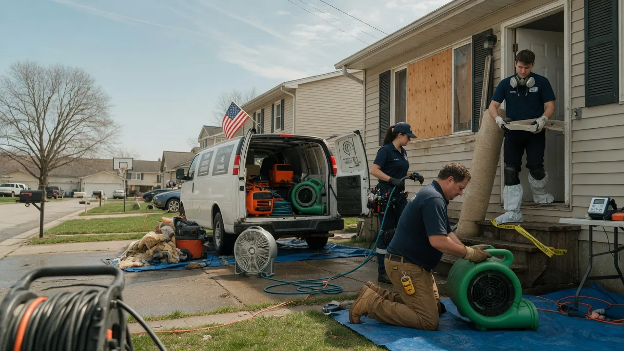 Water Damage Restoration in Oakland, IL near me
